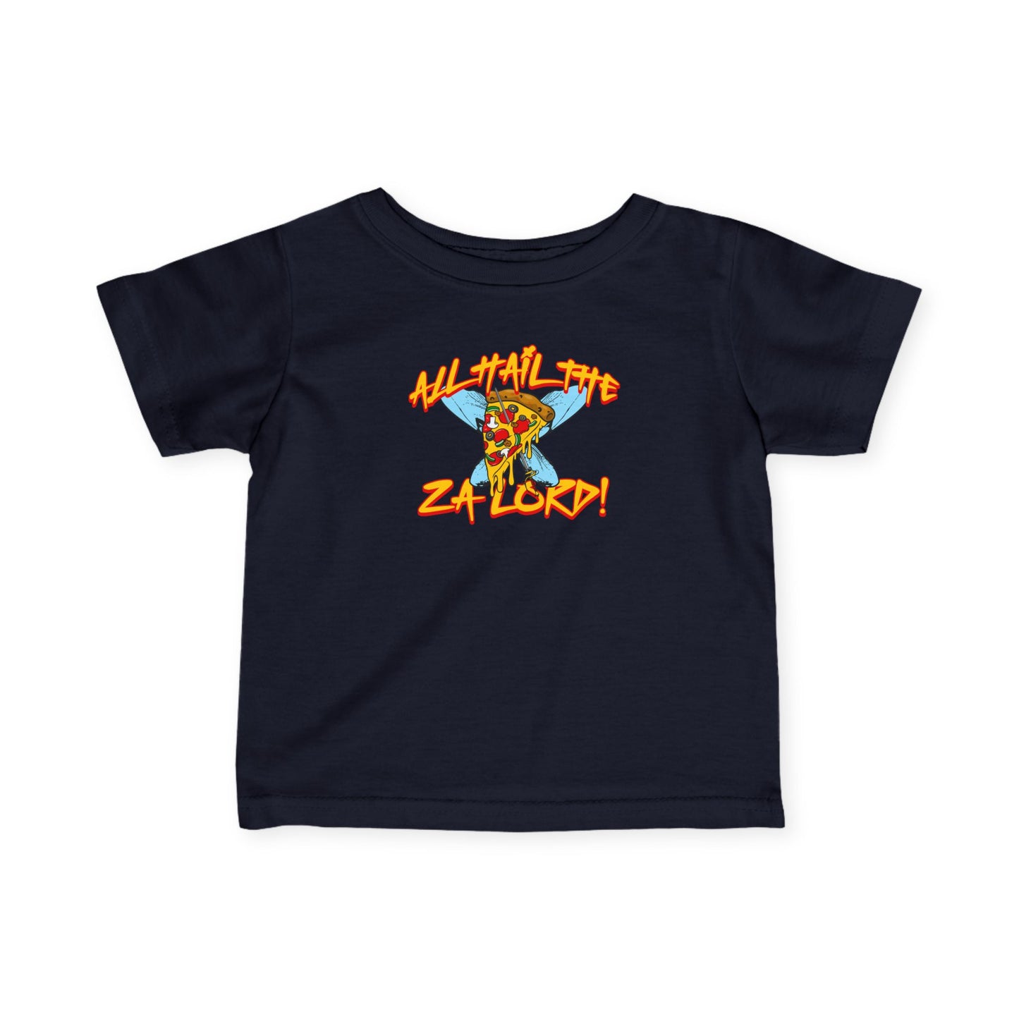 All Hail the Za Lord Kid's Tee by Andy Tripp